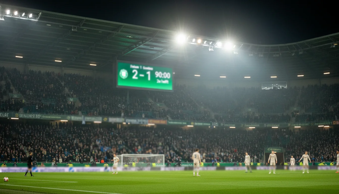 Correct score live wedden - voetbalscoreboard met exacte uitslag